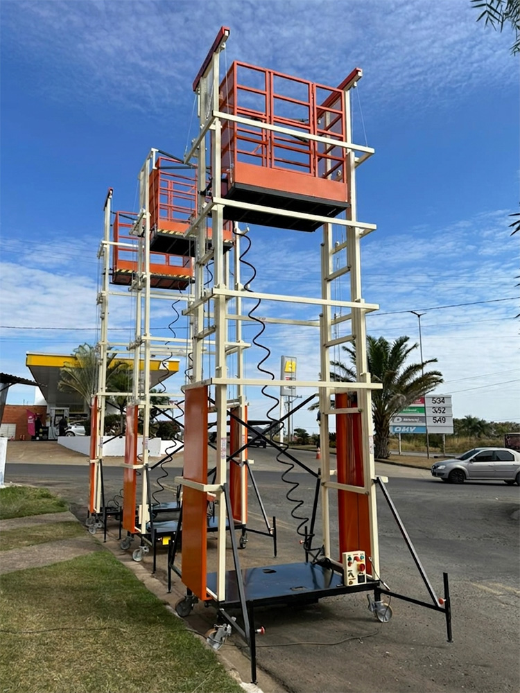 Andaimes Elétricos são seguros